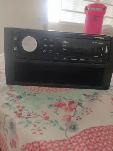 Rádio Automotivo Hurricane FM/MP3 Player com USB e SD
