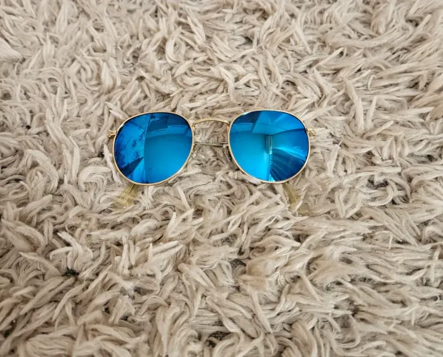 Vendo Óculos de Sol unissex espelhado azul