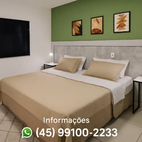 ALUGUEL DE QUARTOS, SUÍTES, STUDIOS E KITNETS MOBILIADOS EM FOZ DO IGUAÇU
