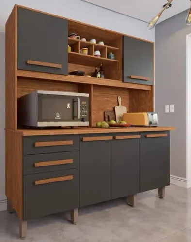 Armário de Cozinha Completo - Design Moderno