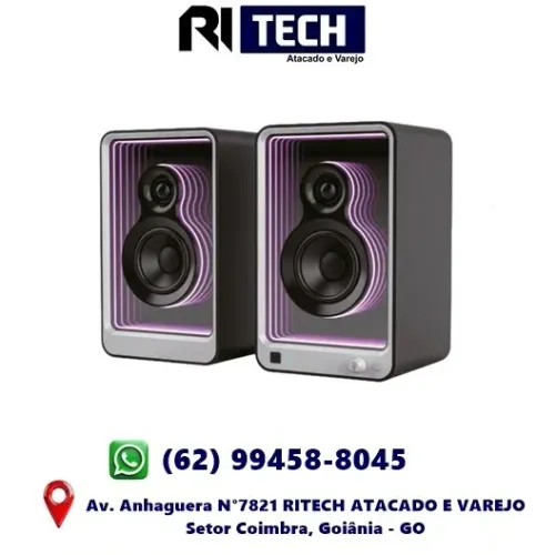 Caixa de Som 100W MTS-2039 USB RCA Optico Auxiliar Bluetooth