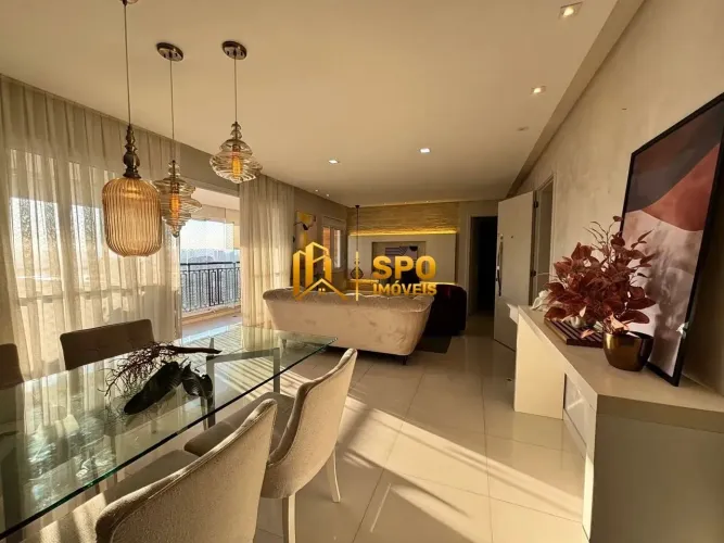 CONDOMINIO VIVA, Apto à venda Mobiliado de 133m², 3 dormitorios, 1 suíte,, 2 vagas