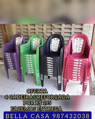 CADEIRAS REFORÇADAS HS T6|JX MX OFERTA IMPERDÍVEL ENTREGO
