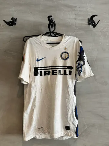 Camisa Inter de Milão Reserva 2010/11 - Tam. P - Nike - Original da época - Torcedor Away