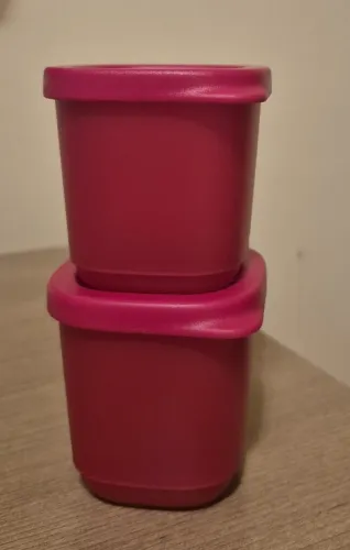 Tupperware Kit Refri Line Mini 2 Potinhos De 110ml