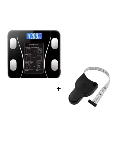 Balança Digital e Fita Métrica - Kit para Monitorar sua Saúde