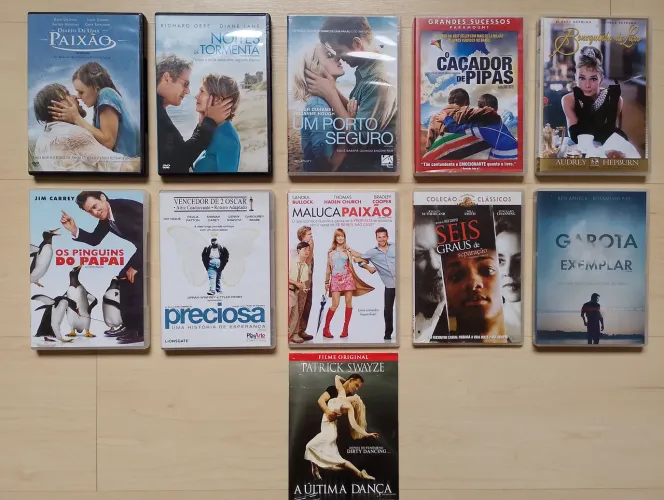 DVDs de filmes - Diversos títulos - 11 filmes 