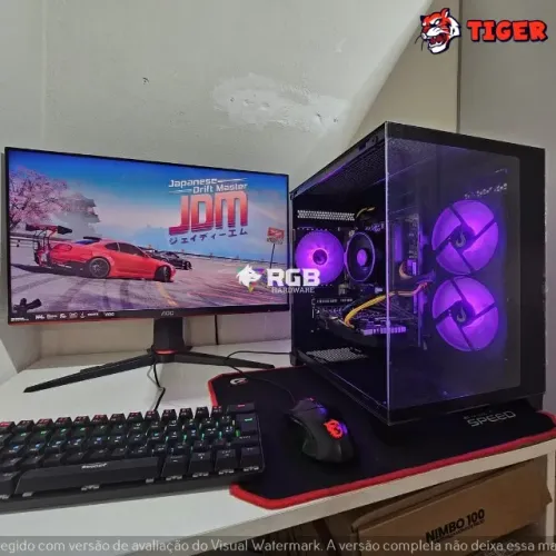 Pc GAmer Novo Completo - Ryzen 5 4500 + RTX 1660 SUPER 6GB + RAM 16GB + SSD M.2 NVMe 512GB