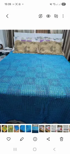 Colcha casal de linha