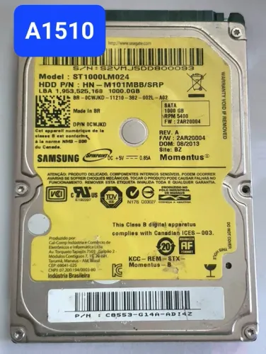 Placa Logica Hd 1 Tb Gb St1000lm024 Fw: 2ar20004 Cod. A1510
