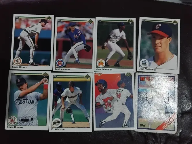 Cards de baseball Upper Deck Coleção Anos 90