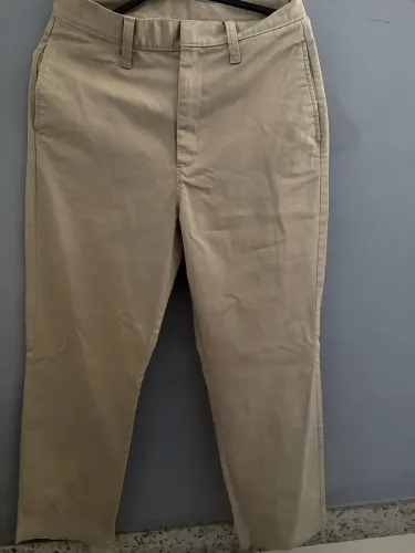 Calça bege Calvin Klein 