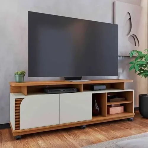 Rack Bancada Jurerê p/ TV até 75" 1,80m- NOVO, DE FÁBRICA!