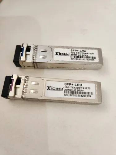 Par Módulos Gbic Sfp 20km 10g Lc Bidi Bx-20d + Bx-20u 10gb/s