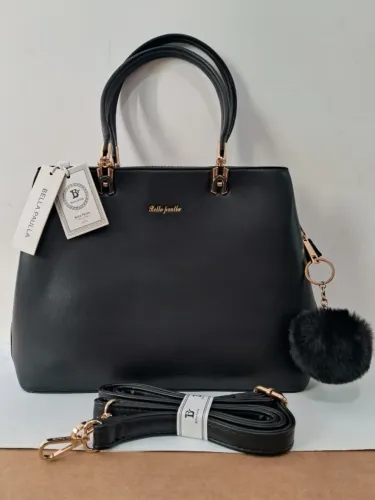 BAIXOU! Linda Bolsa Feminina em Couro- Bella Paulla- NOVA NUNCA USADA! SÓ 159