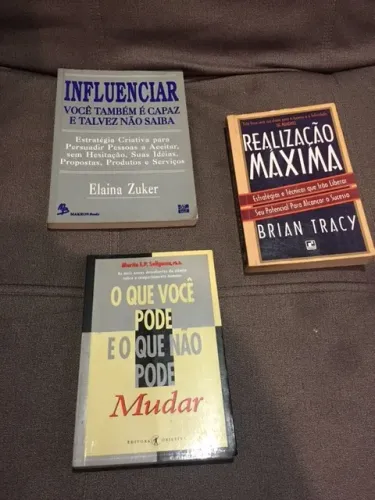 Livro Realização Máxima, O que você pode e o que não pode mudar e Influenciar você tb é...