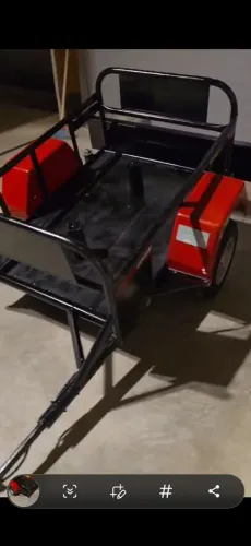 Carretinha de moto zero 5 meses de uso