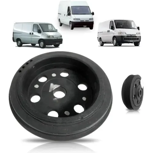 POLIA DO VIRABREQUIM SEM AR FIAT DUCATO 2.8 2.5 CITROEN JUMPER PEUGEOT BOXER 1997 