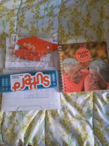 Agenda 60+ para uma rotina feliz e materiais Supera