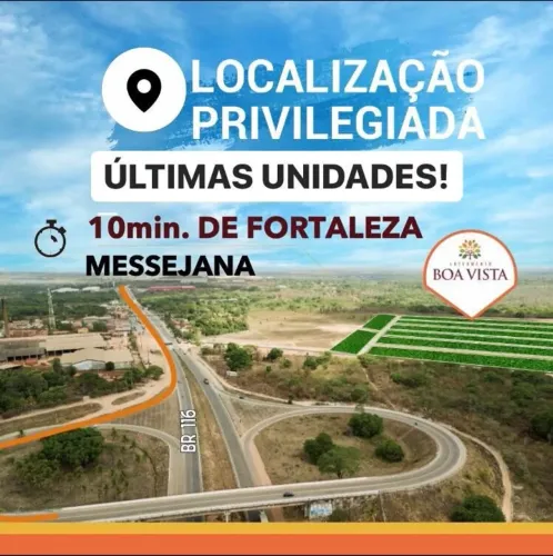 LOTEAMENTO BOA VISTA À 10 MIN DE FORTALEZA