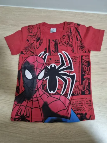 Camiseta homem aranha 4 anos