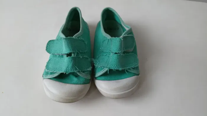 Tênis Infantil dois velcros verde