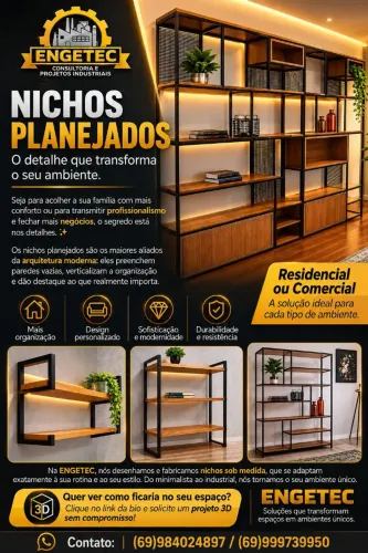 Nichos industriais personalizados