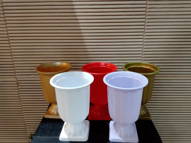 Vasos Grego 18 cm em Plástico para Aniversário.