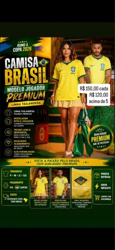 Camisetas da Seleção Brasileira