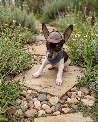Mini Pinscher Alegre e Brincalhão Esperando por Você! 