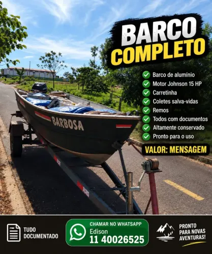 Barco de alumínio