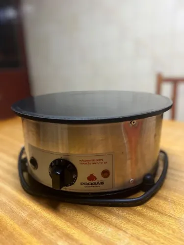 Chapa de crepe elétrica