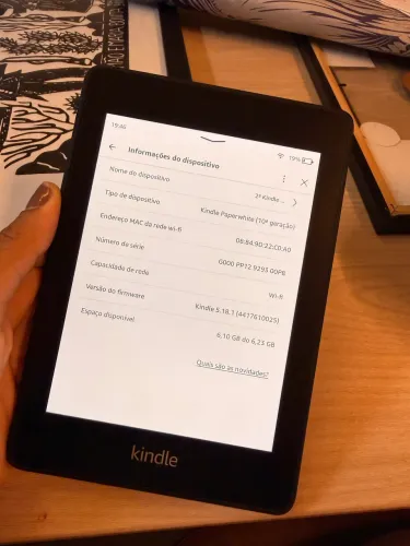 Kindle 10a geração 8gb, Wifi