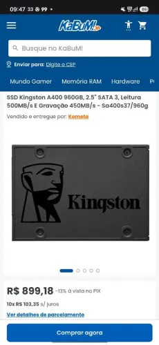 SSD KINGSTON 1TB