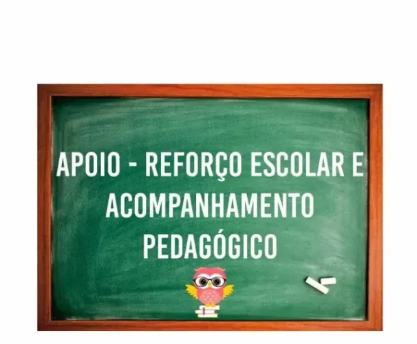 Aula de reforço escolar para todas as idades.