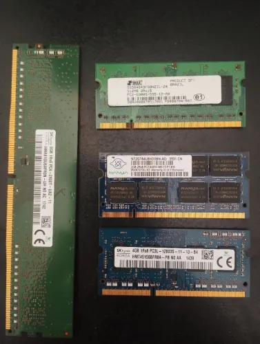 Memórias Ram ddr4,ddr3 8g,4g,2g