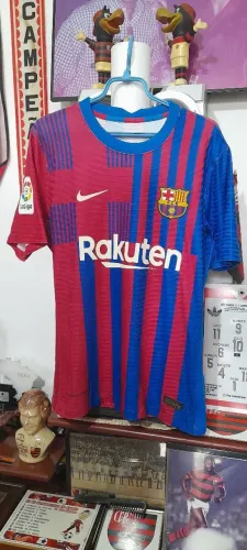 Camisa Barcelona  2021 / o. Dembélé - número 7 c / autógrafo 