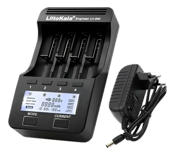 Carregador de bateria liitokala lii-500