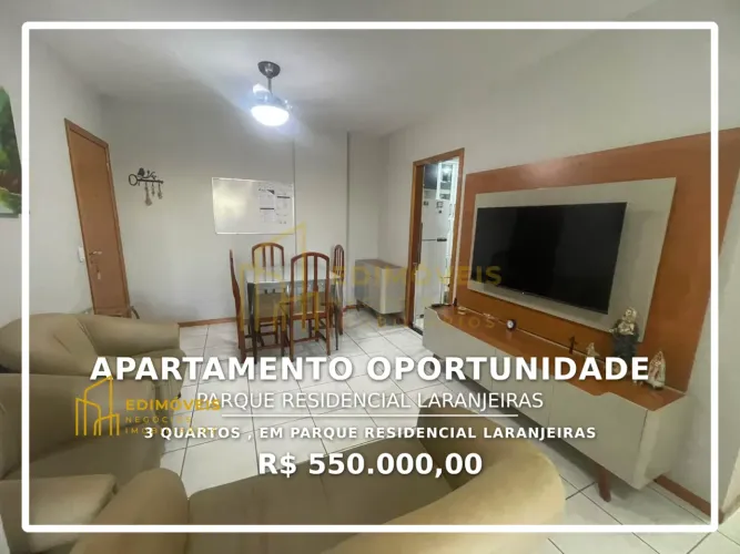 Seu espaço ideal no Parque Residencial Laranjeiras: Apartamento com segurança e lazer!