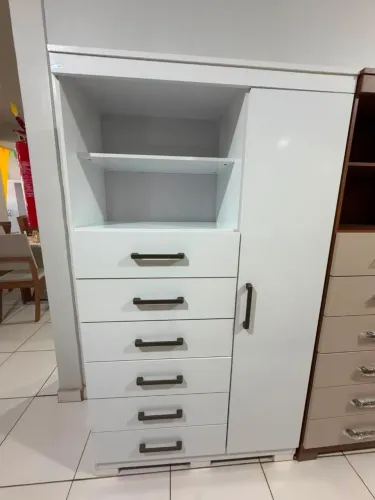 Cômodas multiuso com 6 gavetas novas