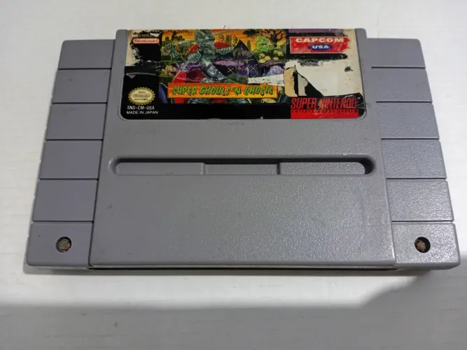 Super Ghouls N Ghosts original para Super Nintendo