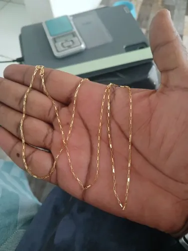 Correntinha cartier Ouro18k 2.7G 60cm luxo de máquina