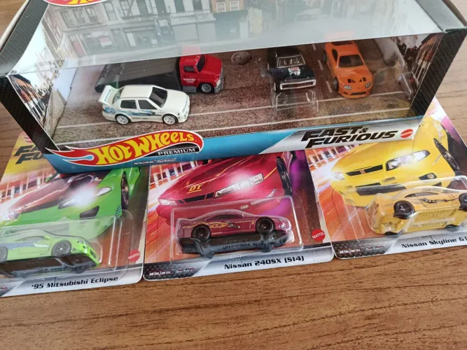 Kit Hot Wheels Velozes e Furiosos Premium