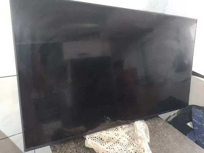 TV LG 50 Polegadas Tela Quebrada - Liga Normal