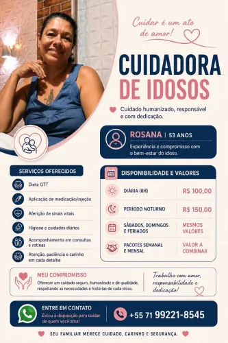Cuidadora de idoso 