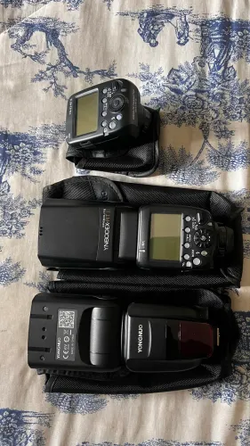 Kit de Flash para câmera fotográfica Cânon 