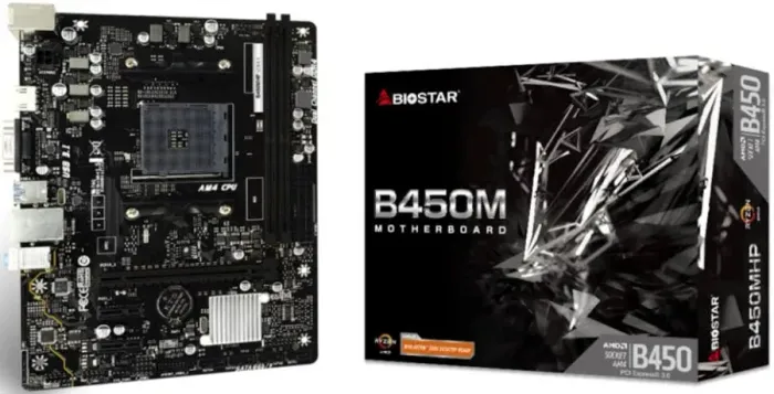 Placa-mãe Biostar B450M | AM4 | Conservada | Ler descrição