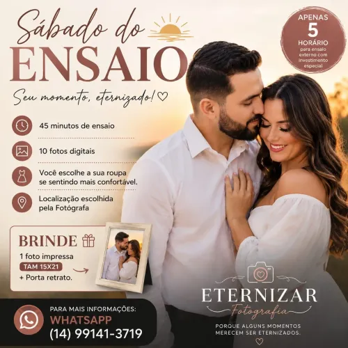 ENSAIO FOTOGRÁFICO EXTERNO 