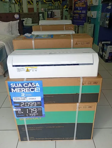 Central de ar 9 mil BTUs Inverter