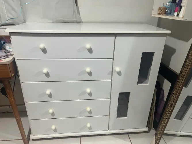Kit Guarda Roupa e Cômoda